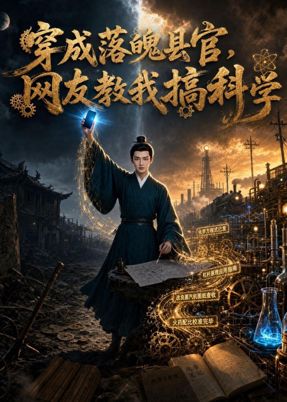 穿成落魄县官网友教我搞科学-动漫合集海报