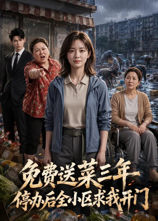 免费送菜三年停办后全小区求我开门-动漫合集海报