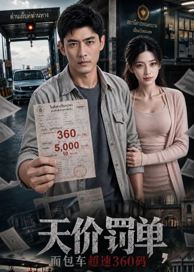 天价罚单面包车超速360码-动漫合集