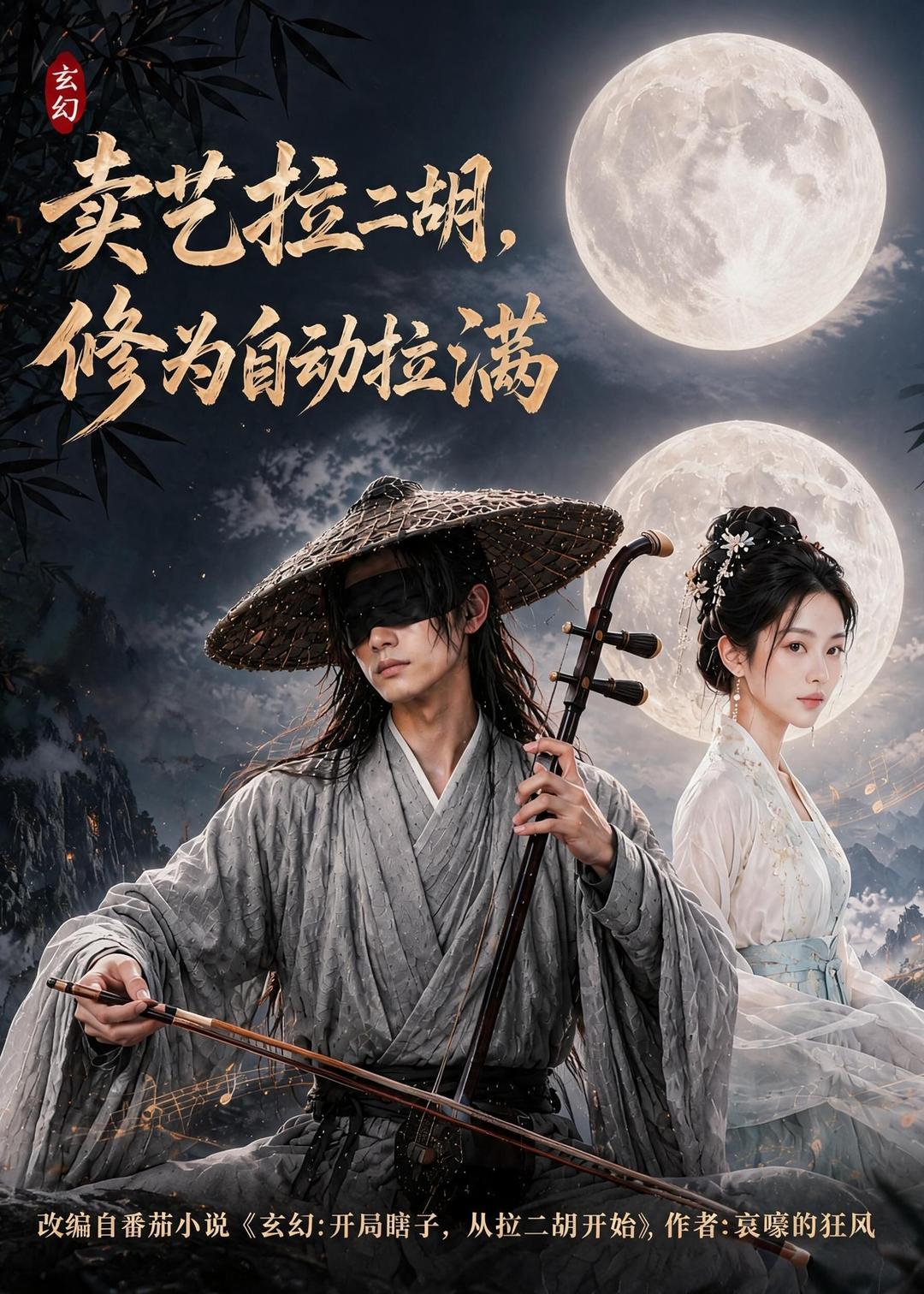 卖艺拉二胡修为自动拉满-动漫合集海报