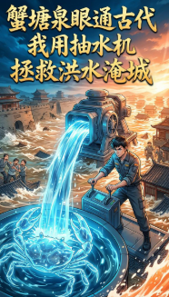 蟹塘泉眼通古代我用抽水机拯救洪水淹城-动漫合集海报