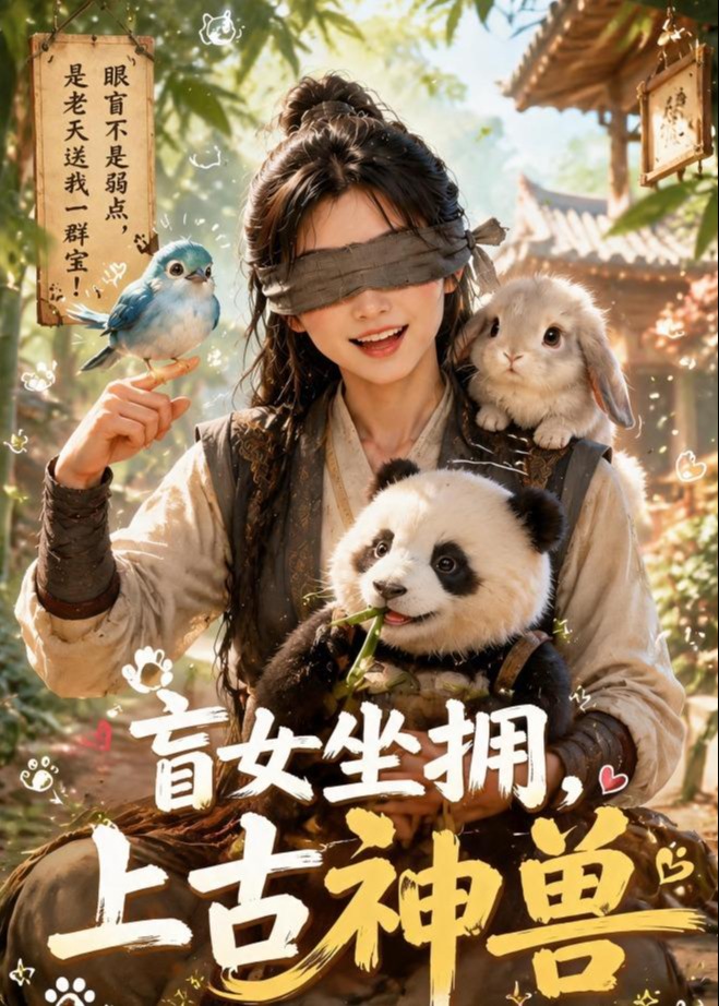盲女坐拥上古神兽-动漫合集