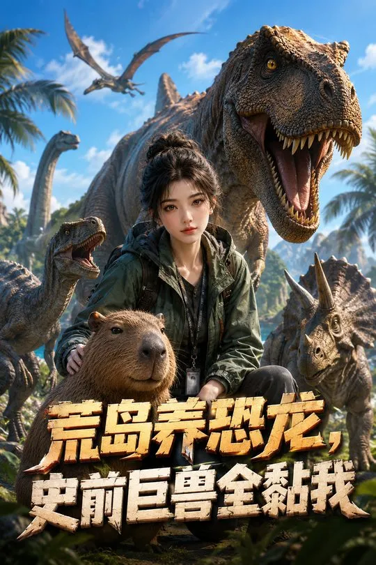 荒岛养恐龙史前巨兽全黏我-动漫合集