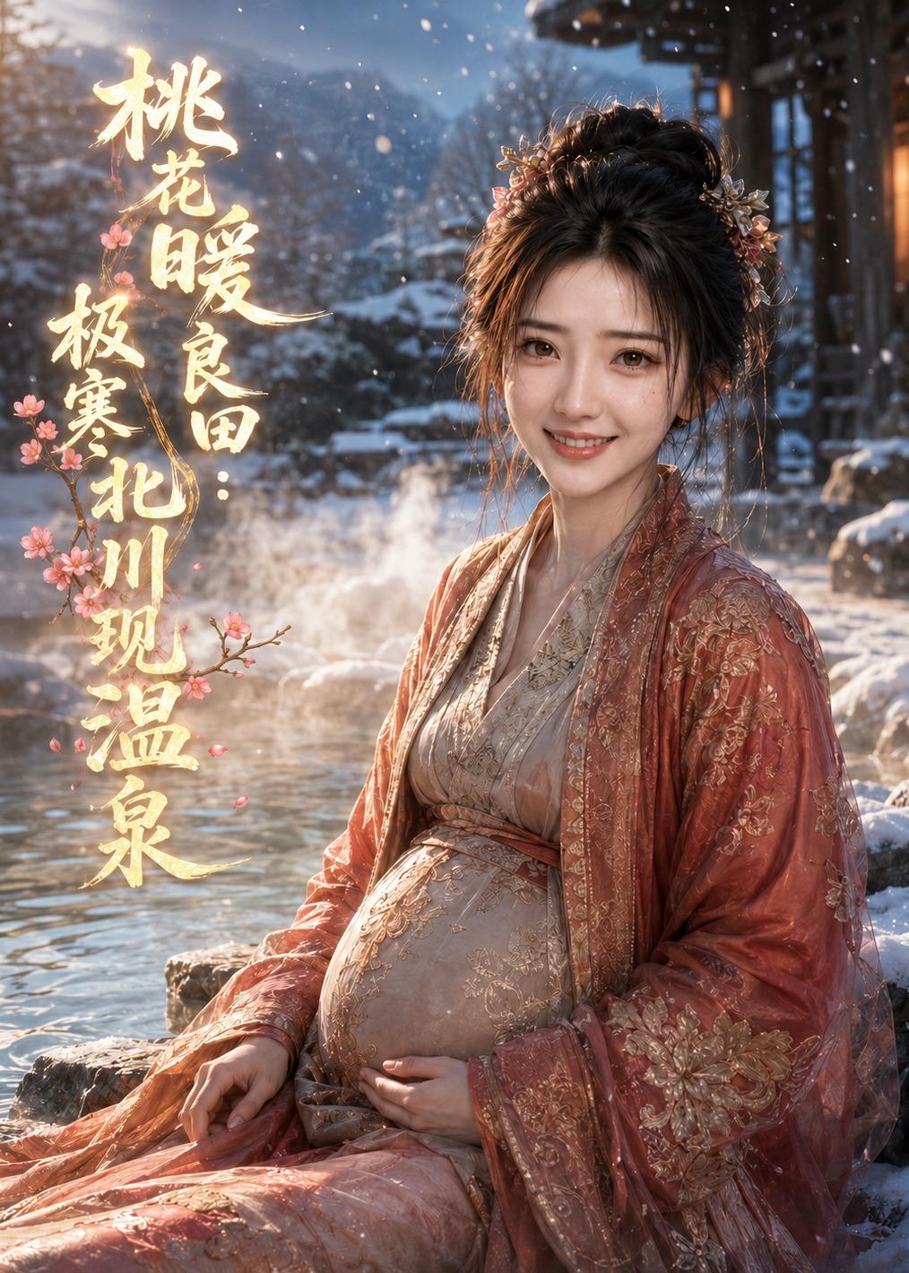 桃花暖良田极寒北川现温泉-动漫合集