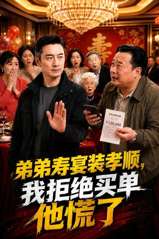 弟弟寿宴装孝顺我拒绝买单他慌了-动漫合集
