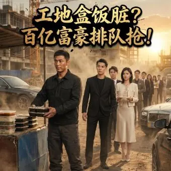 工地盒饭脏百亿富豪排队抢-动漫合集