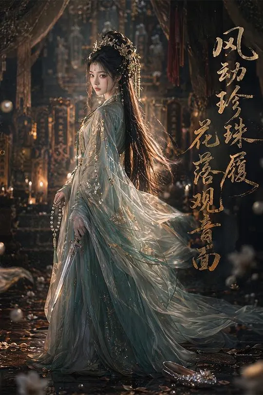 风动珍珠履花落观音面-动漫合集海报