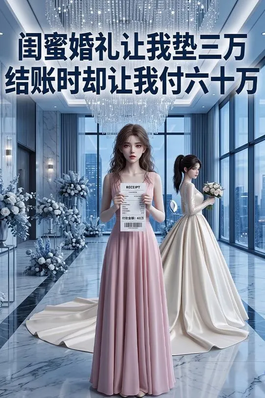 闺蜜婚礼让我垫三万结账时却让我付六十万-动漫合集