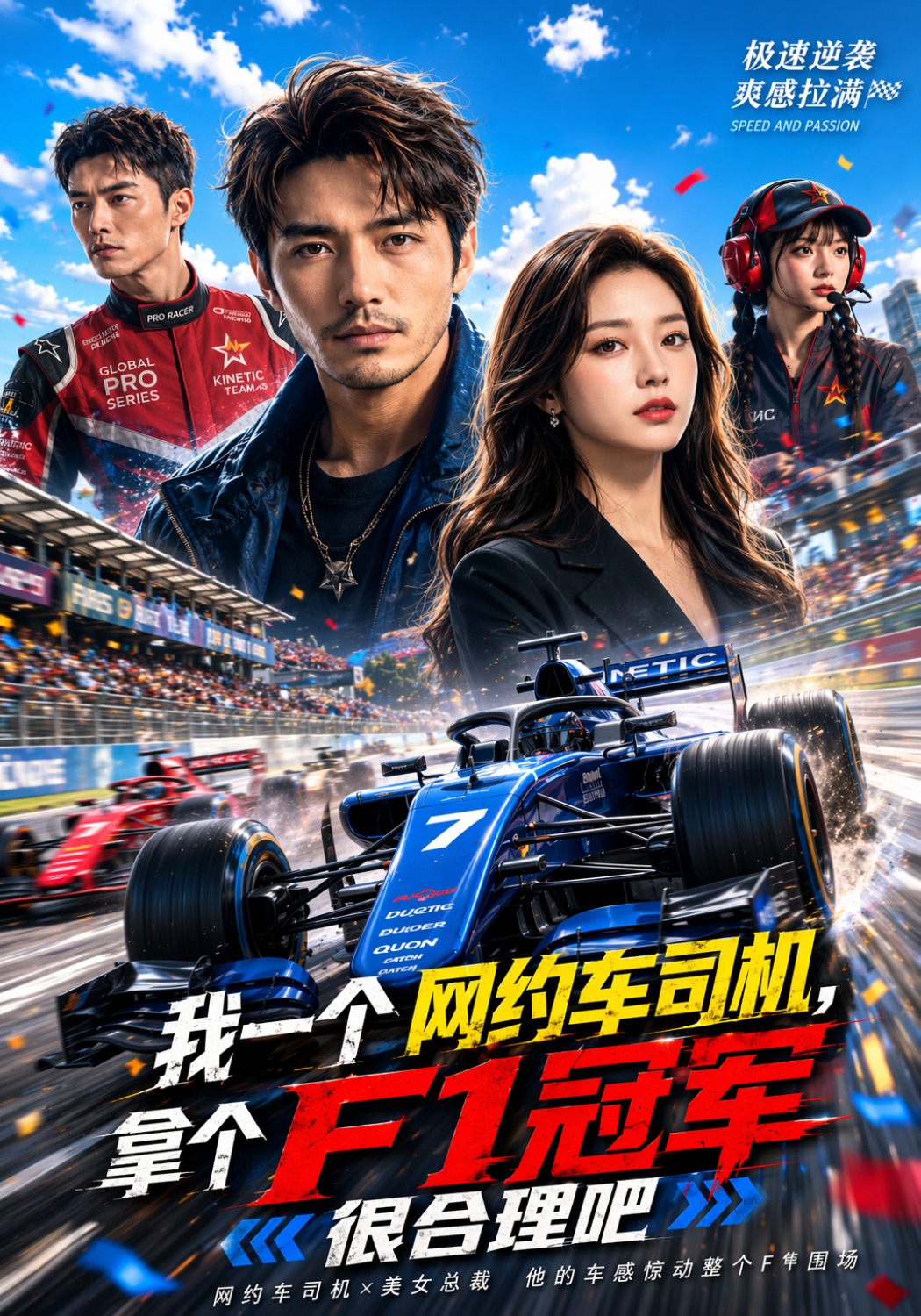 我一个网约车司机拿个F1冠军很合理吧-动漫合集海报