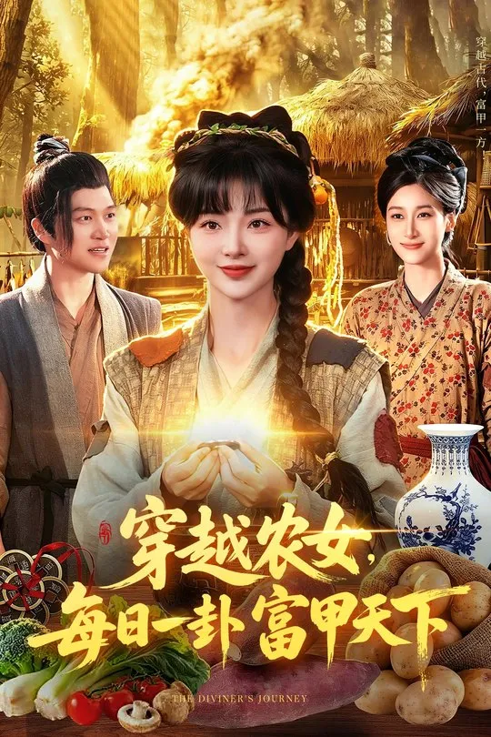 穿越农女每日一卦富甲天下-古代穿越海报