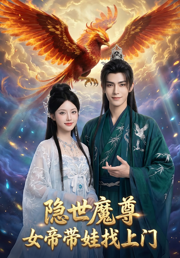 隐世魔尊女帝带娃找上门-现代穿越海报