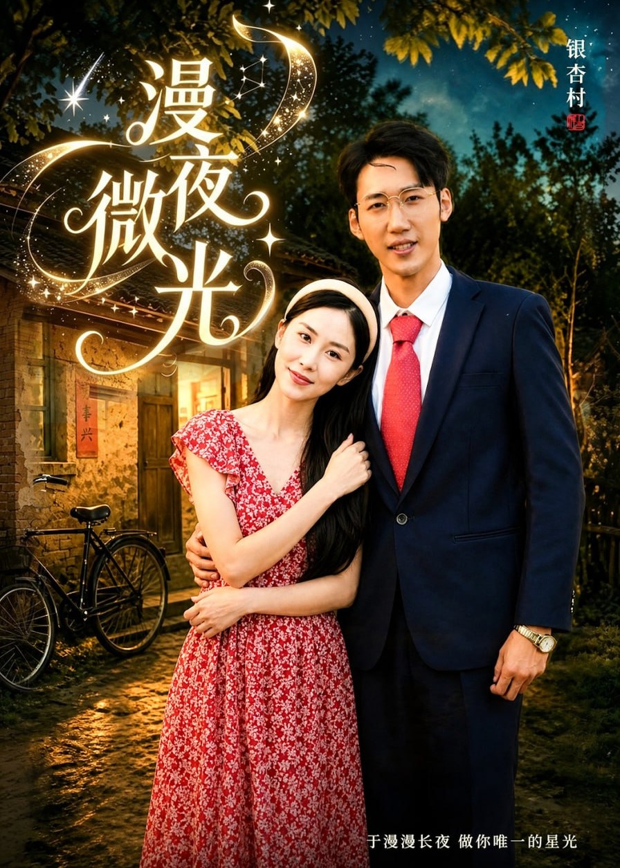 漫夜微光-年代乡村海报