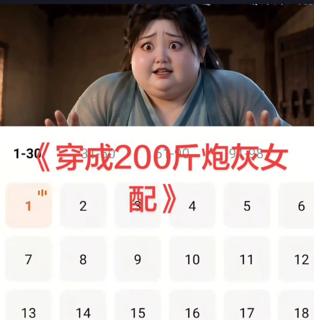 穿成200斤胖娘我靠红妆安小家-动漫合集海报