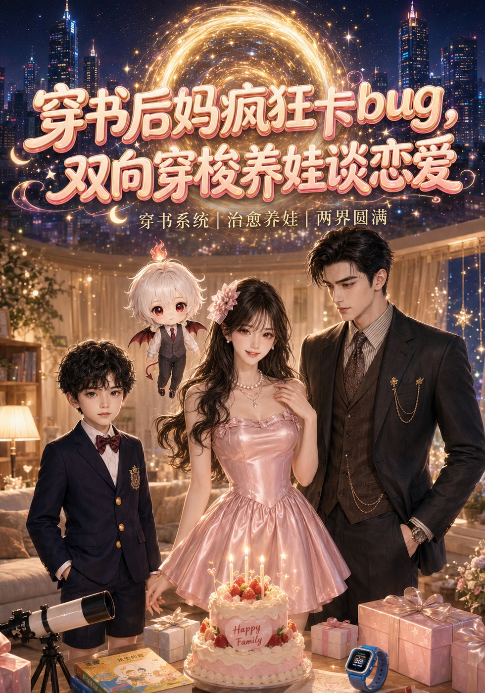 穿书后妈疯狂卡bug双向穿梭养娃谈恋爱-动漫合集海报