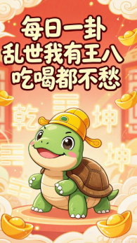 每日一卦乱世我有王八吃喝都不愁-动漫合集海报