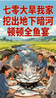 七零大旱我家挖出地下暗河顿顿全鱼宴-动漫合集