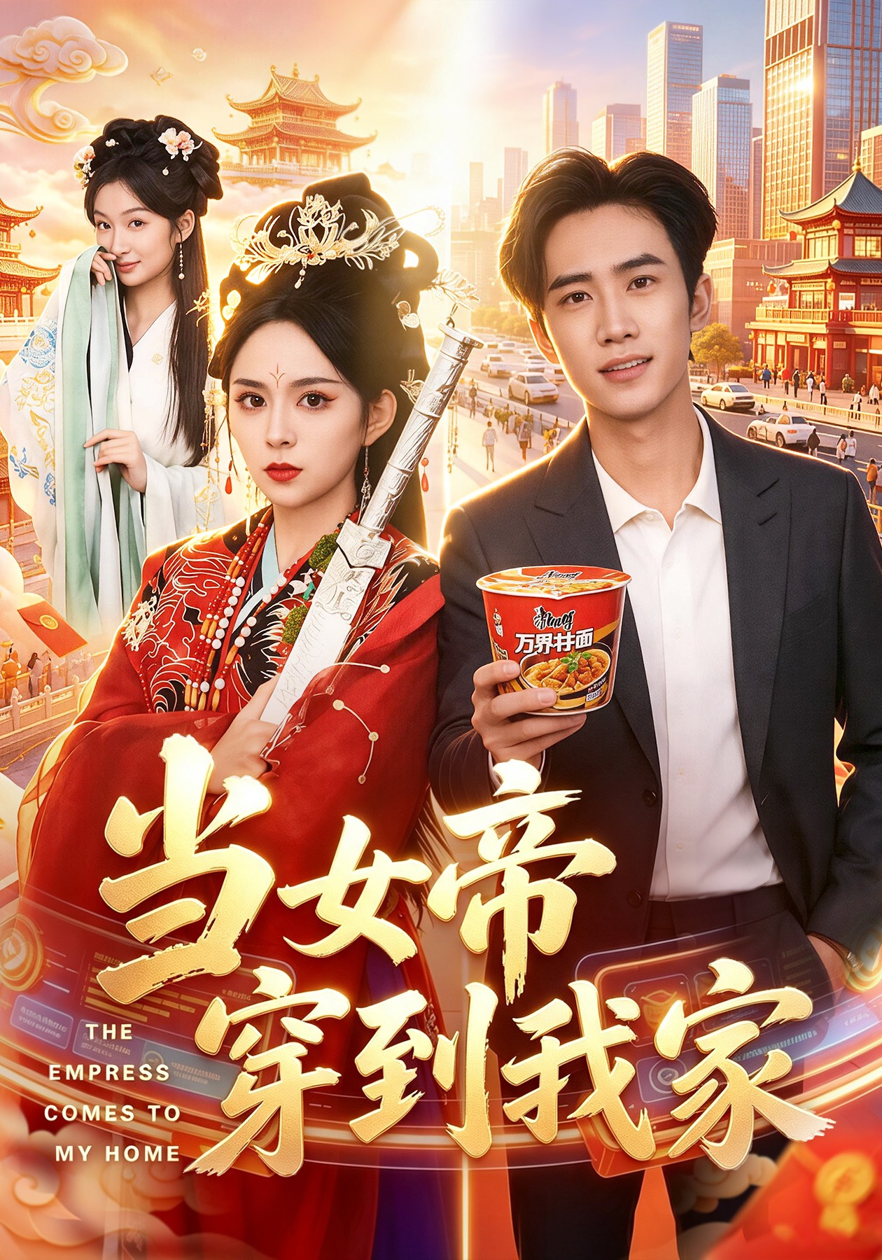 当女帝穿到我家-现代穿越