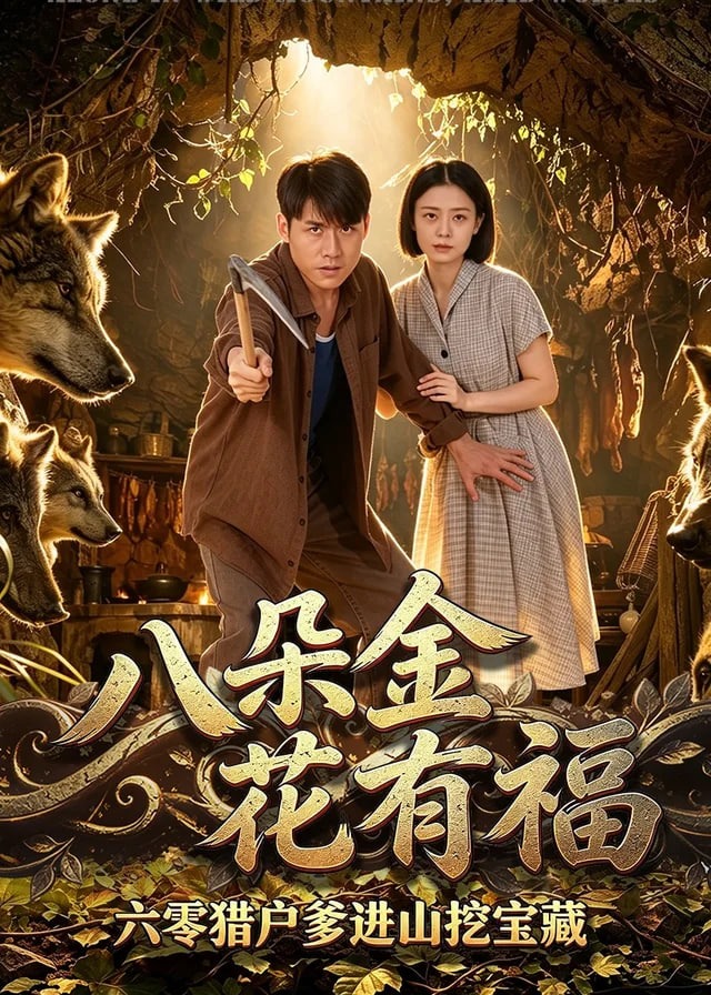 八朵金花有福六零猎户爹进山挖宝藏-动漫合集