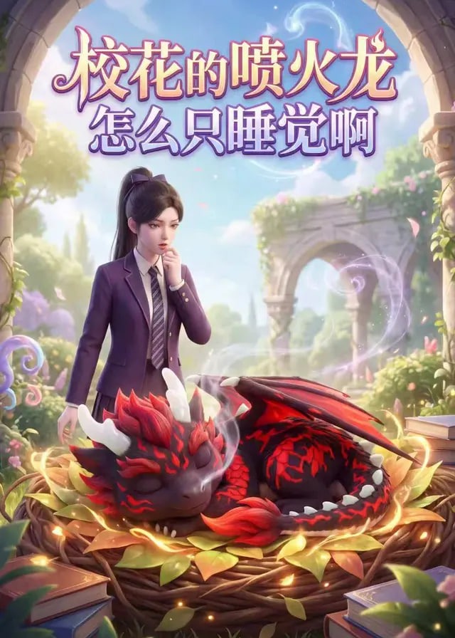 校花的喷火龙怎么只睡觉啊-动漫合集海报