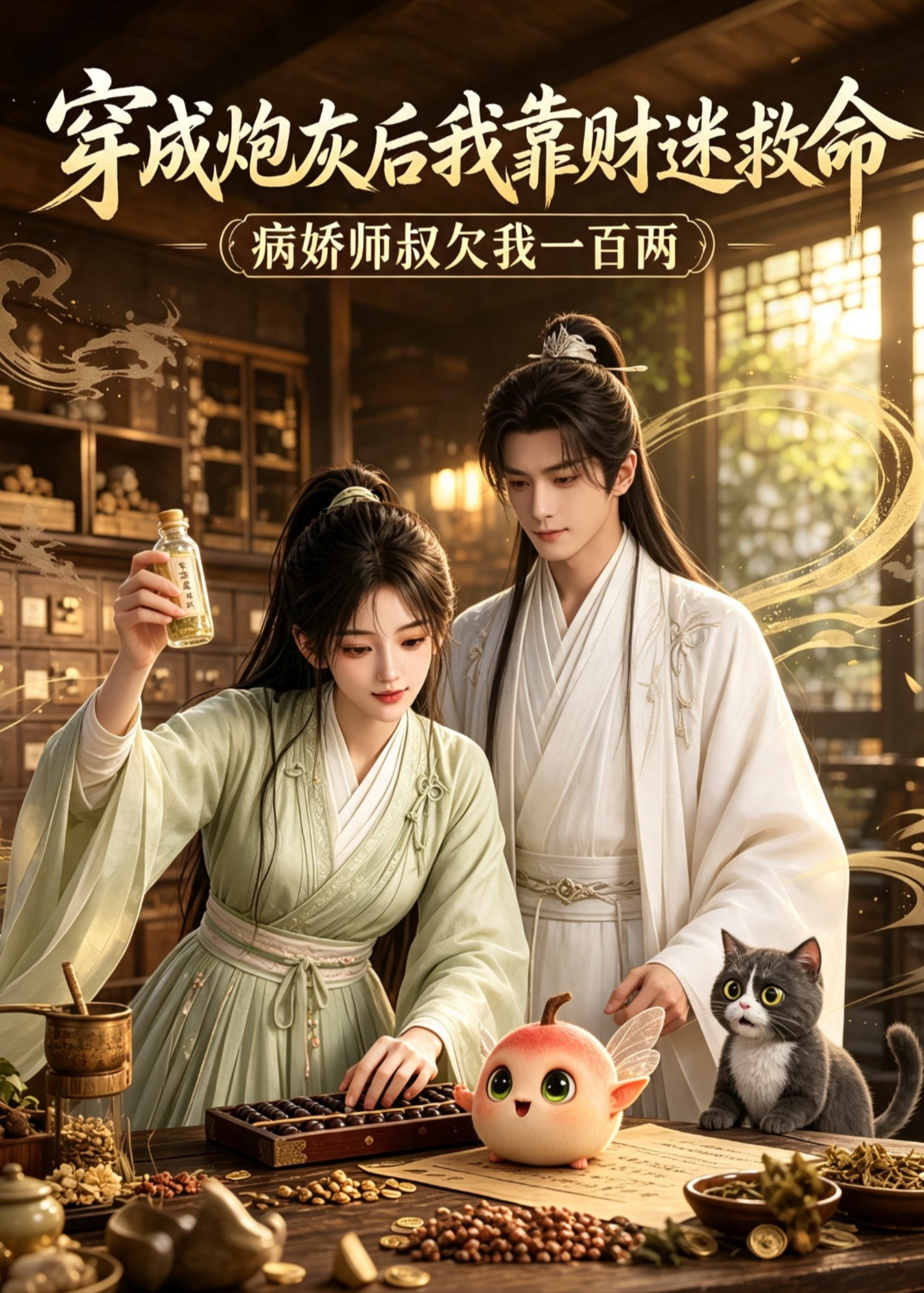 穿成炮灰后我靠财迷救命-动漫合集