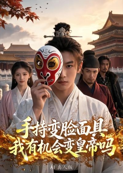 手持变脸面具我有机会变皇帝吗AI真人版-动漫合集海报