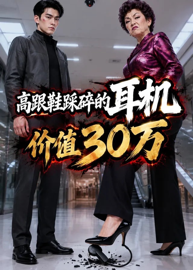 高跟鞋踩碎的耳机价值30万-动漫合集海报图片