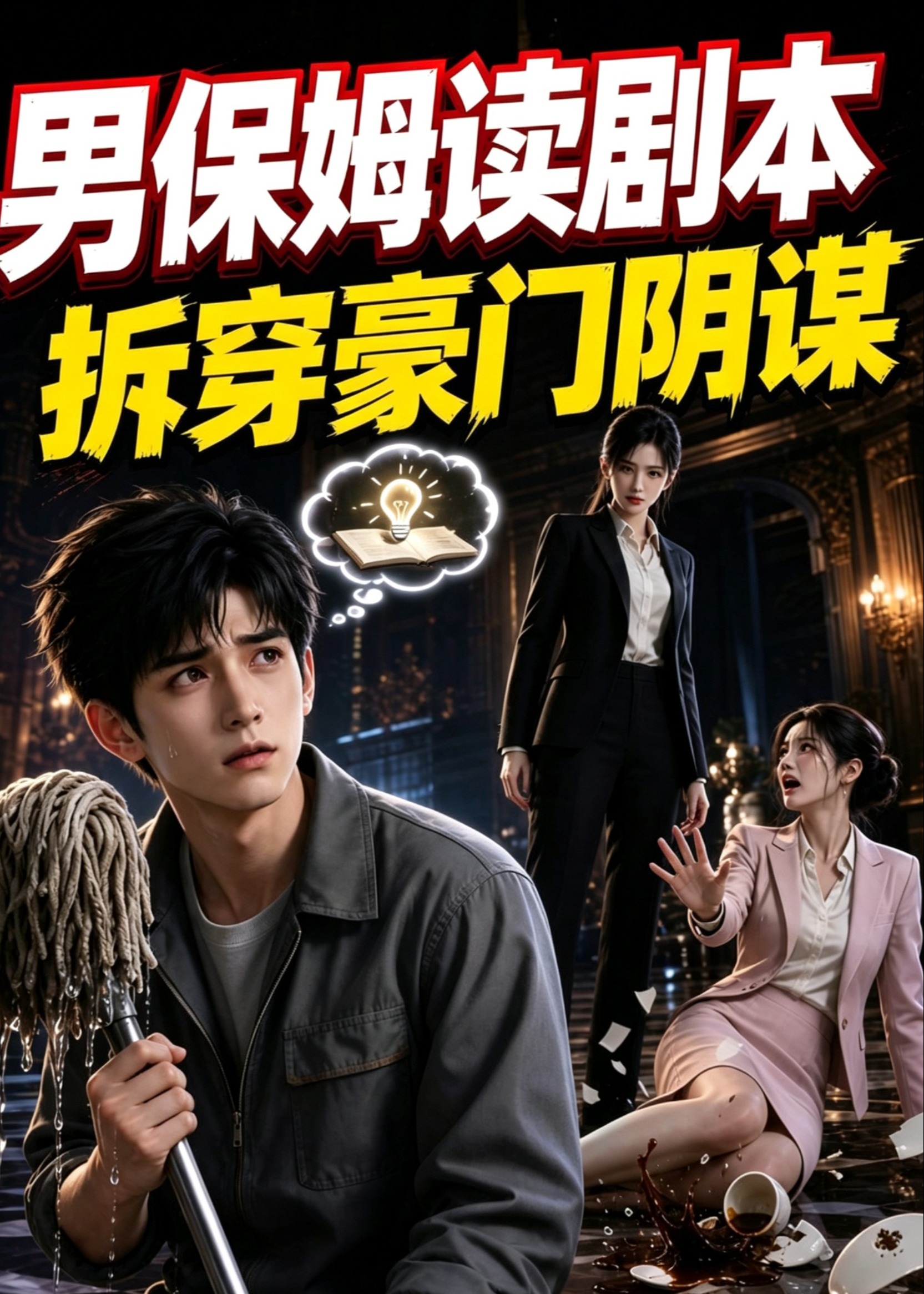 男保姆读剧本拆穿豪门阴谋-动漫合集