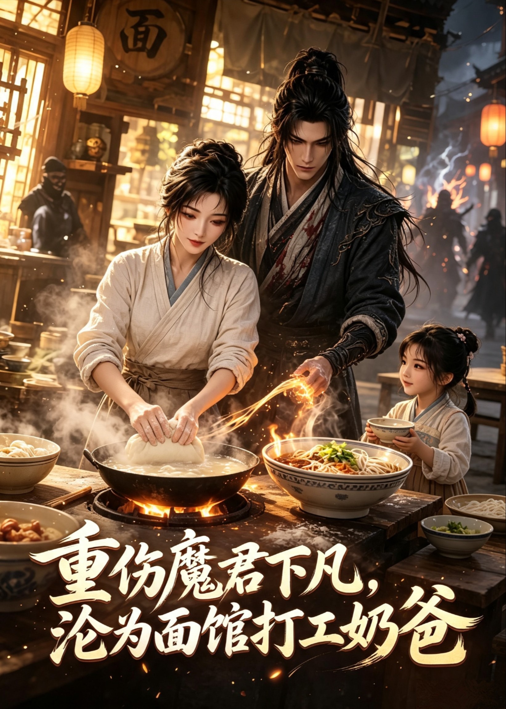 重伤魔君下凡沦为面馆打工奶爸-动漫合集