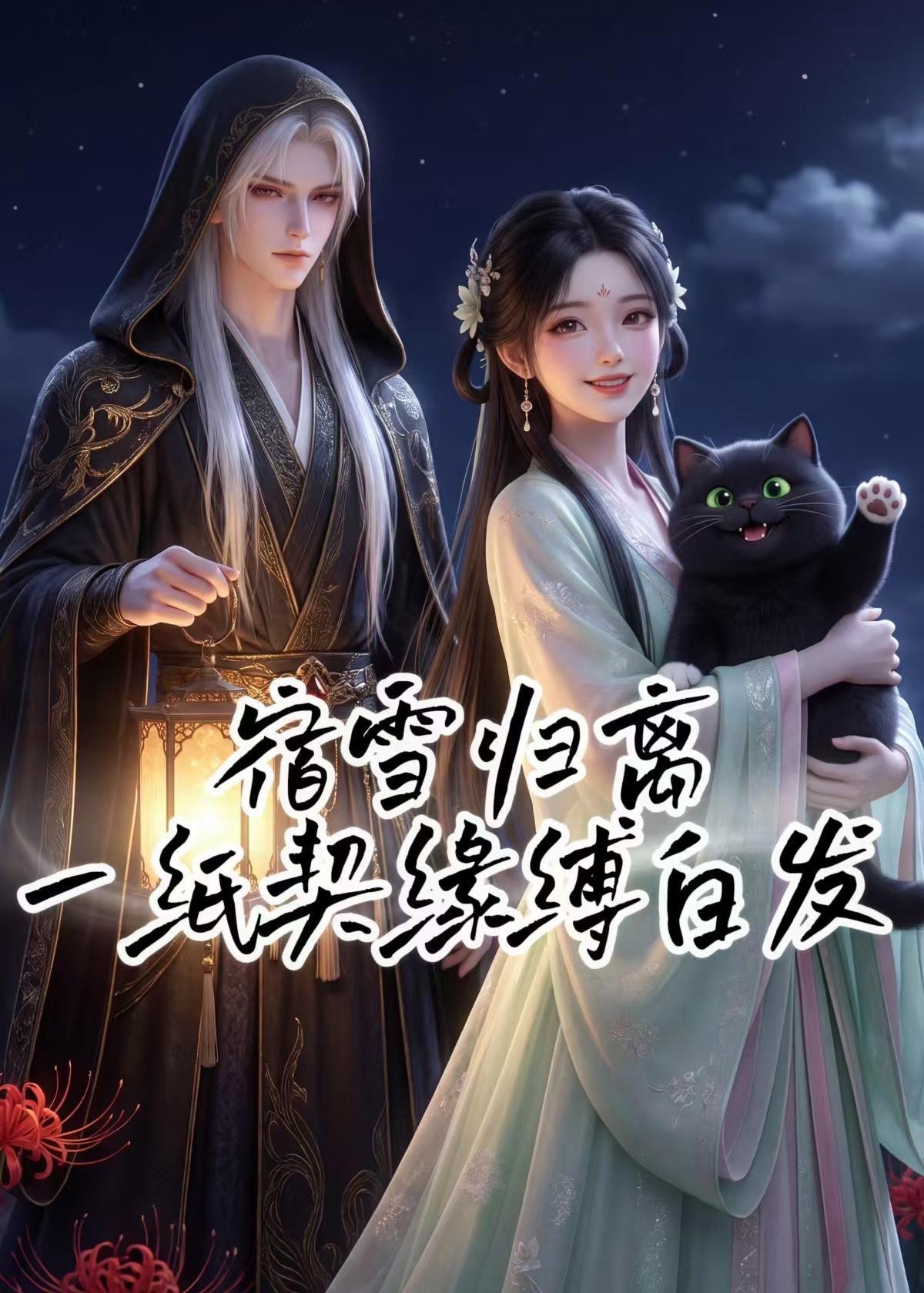 宿雪归离一纸契缘缚白发-动漫合集