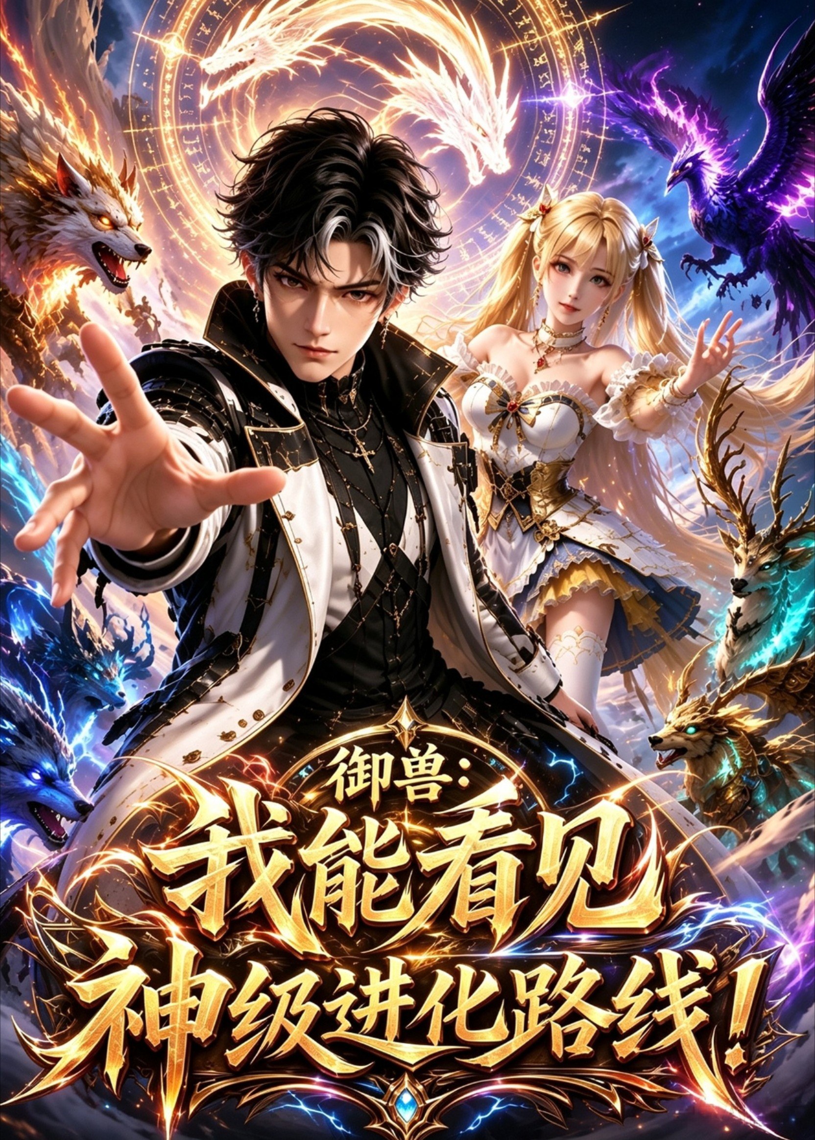 御兽我能看见神级进化路线-动漫合集海报
