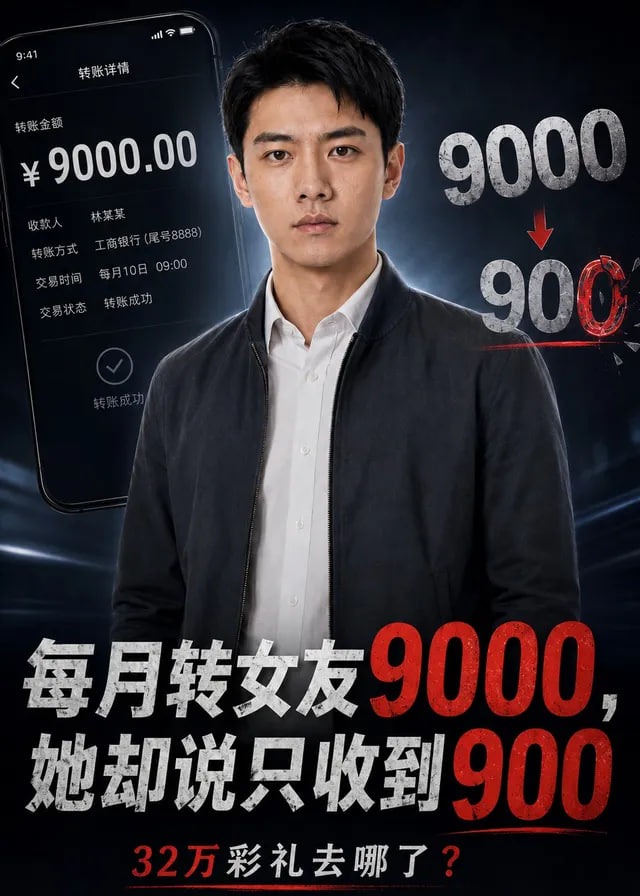 每月转女友9000她却说只收到900-动漫合集海报