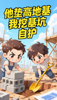 他垫高地基我挖基坑自护-动漫合集海报