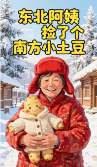 东北阿姨捡了个南方小土豆-动漫合集海报