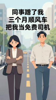 同事蹭了我三个月顺风车把我当免费司机-动漫合集