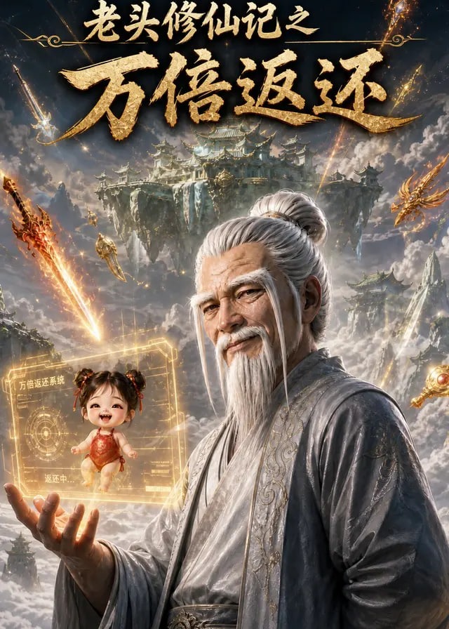 老头修仙记之万倍返还-动漫合集海报