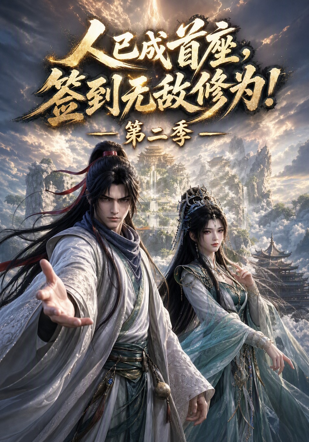 第二季人已成首座签到无敌修为-动漫合集海报