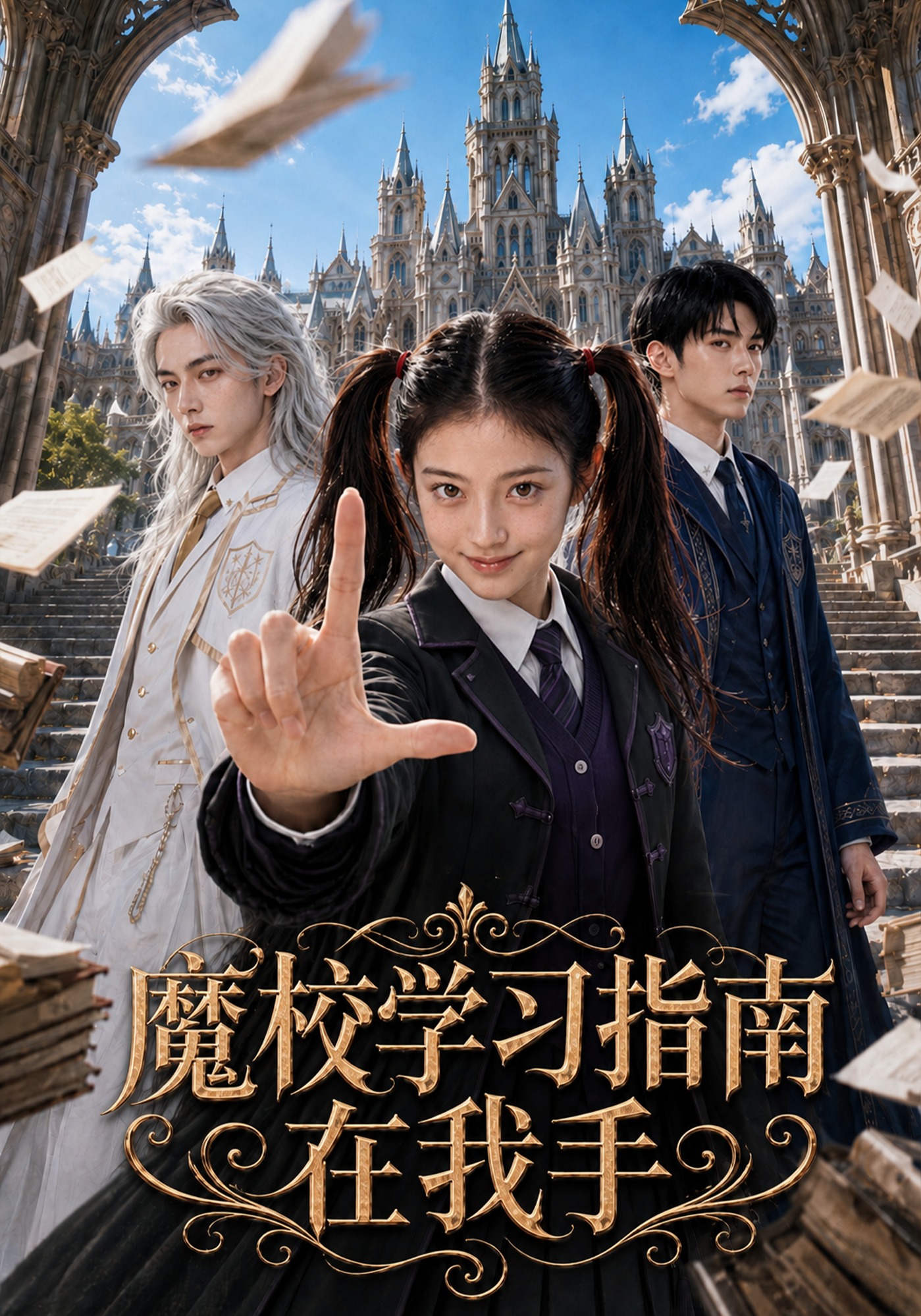 魔校学习指南在我手-动漫合集海报