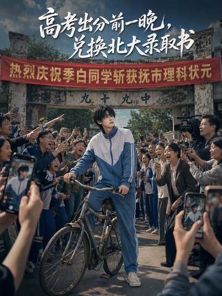 高考出分前一晚兑换北大录取书-动漫合集海报