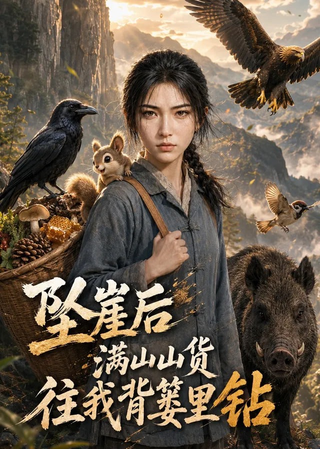 坠崖后满山山货往我背篓里钻-动漫合集