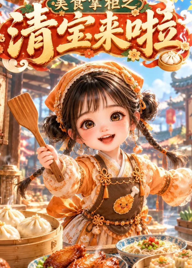 美食掌柜之清宝来啦-动漫合集海报