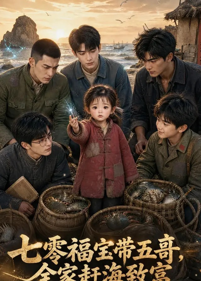 七零福宝带五哥全家赶海致富-动漫合集