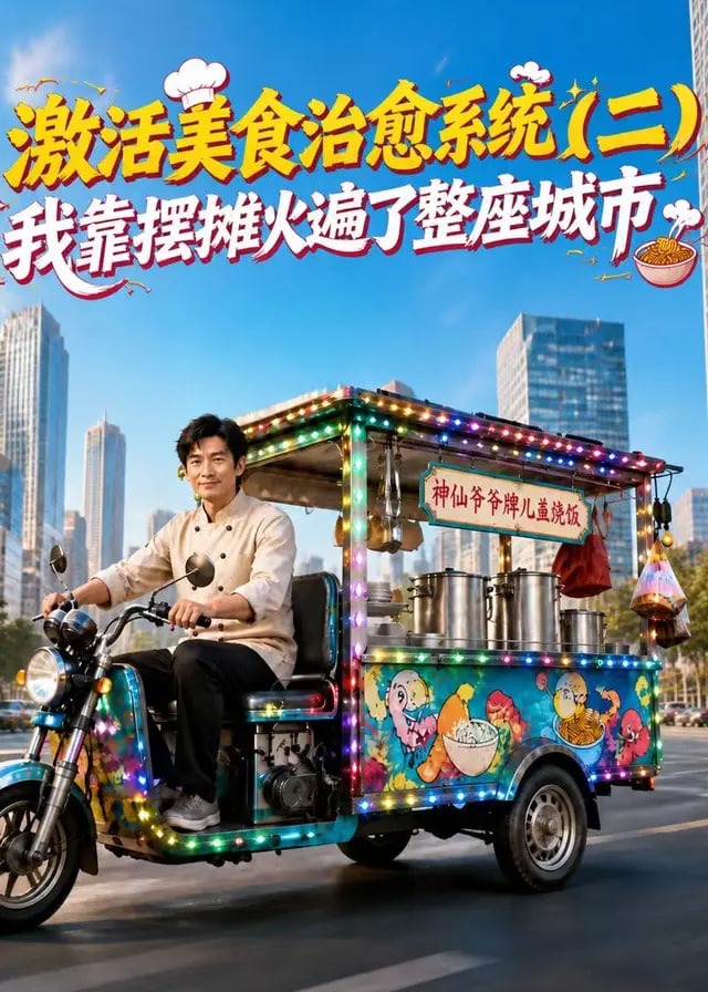 激活美食治愈系统我靠摆摊火遍了整座城市二-动漫合集