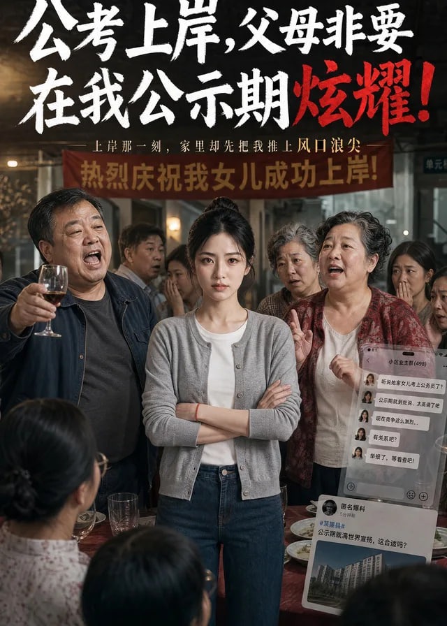 公考上岸父母非要在我公示期炫耀-动漫合集