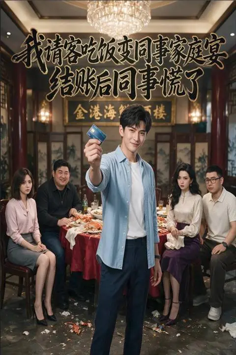 我请客吃饭变同事家庭宴结账后同事慌了-动漫合集