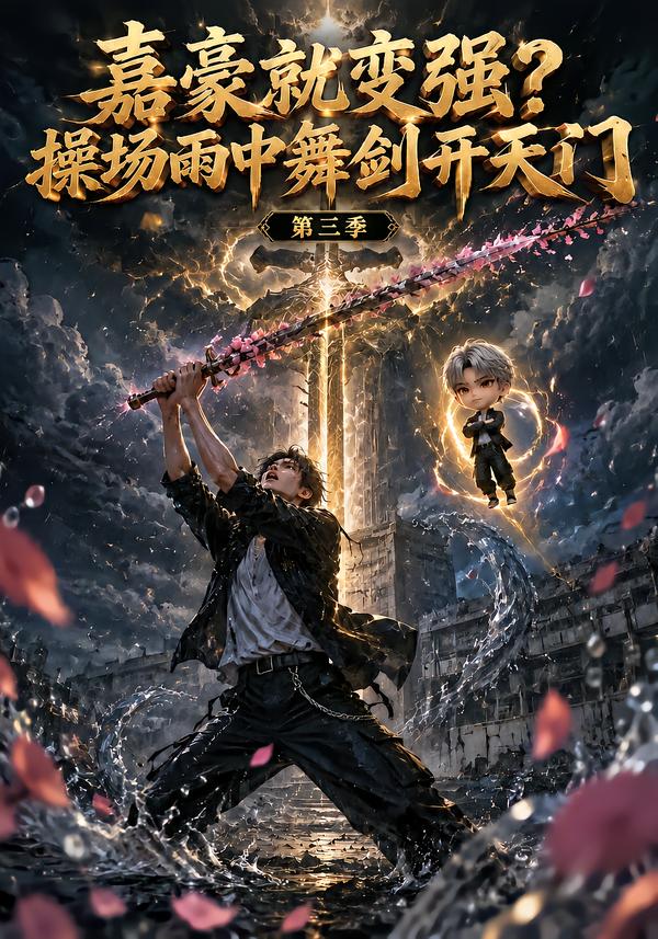 第三季嘉豪就变强操场雨中舞剑开天门-动漫合集
