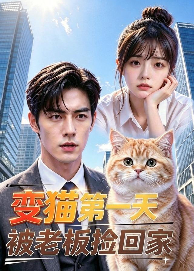 变猫第一天被老板捡回家-动漫合集