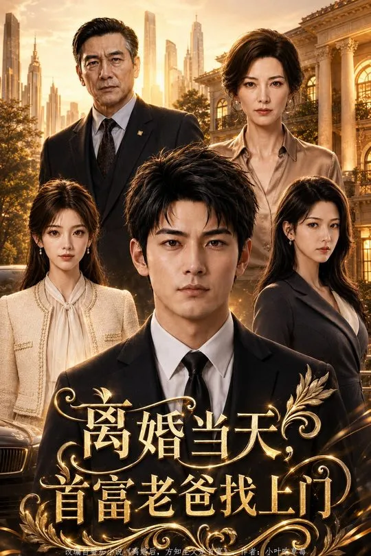 离婚当天首富老爸找上门-动漫合集