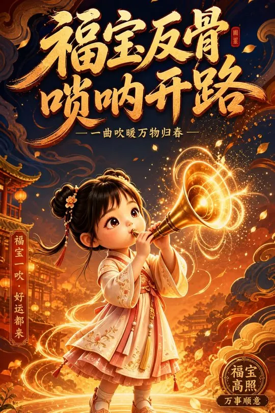 福宝反骨唢呐开路-动漫合集