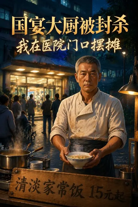 国宴大厨被封杀我在医院门口摆摊-动漫合集