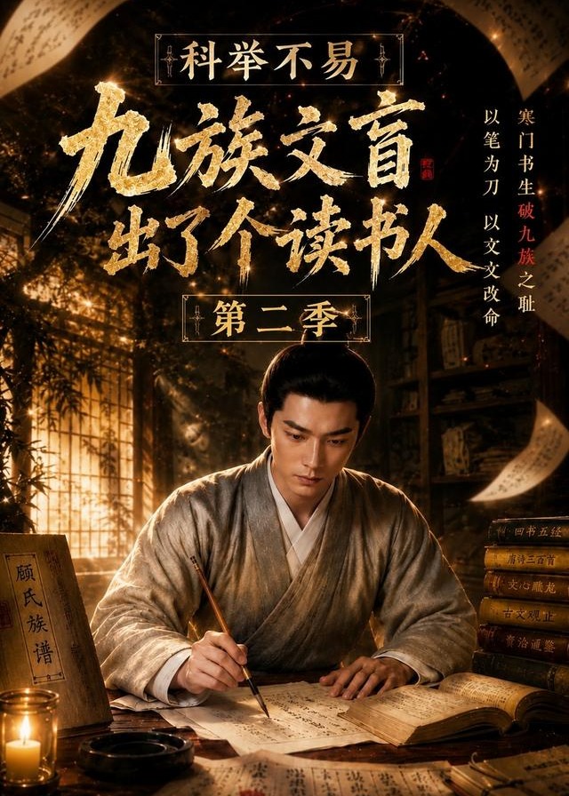 第二季科举不易九族文盲出了个读书人-动漫合集海报